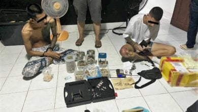 Thai and German nationals arrested for smuggling drugs into Koh Pha Ngan