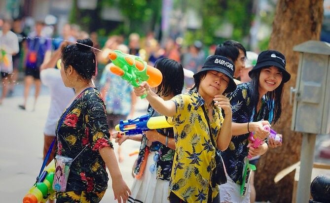 Splash into Songkran! Silom Road to remain open for water fights in Bangkok