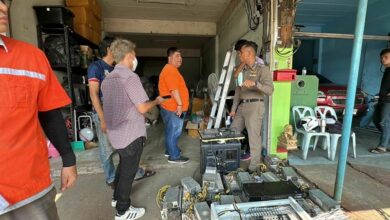 Cops bust crypto mine stealing electricity near Bangkok