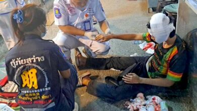 North Pattaya warzone: One injured in teenage gang clash involving rocks, knives, homemade grenades