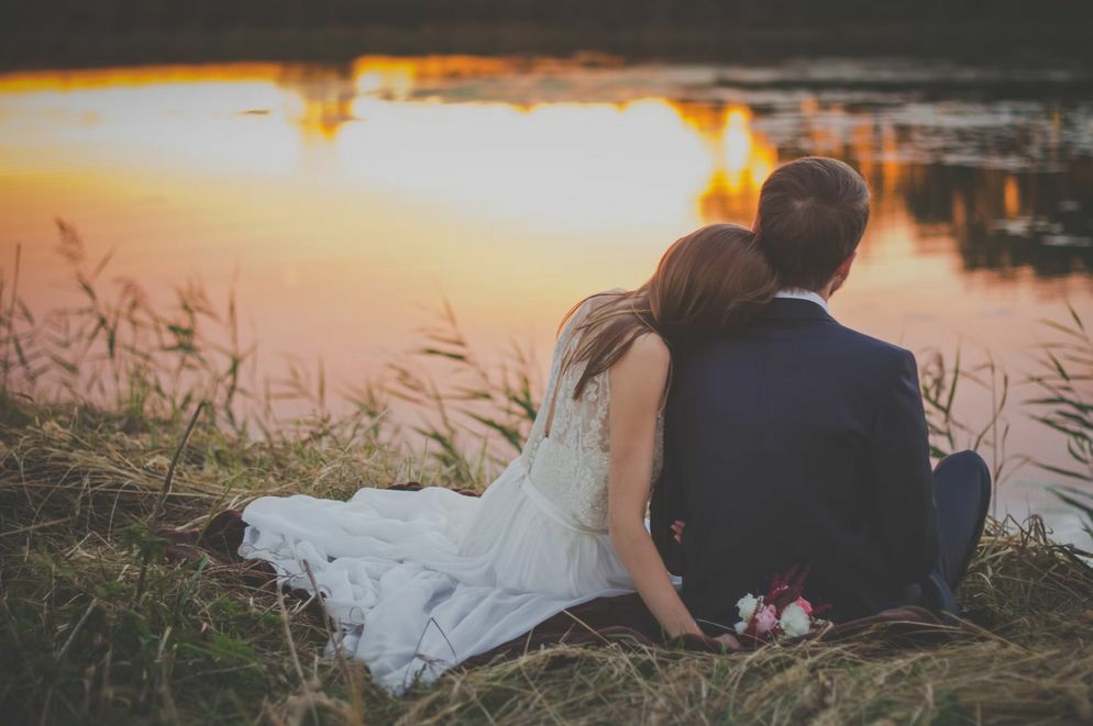 A couple sitting together