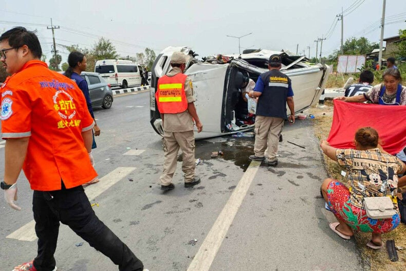 Songkran traffic accidents spike in Thailand’s first six days, with 2,008 reported incidents