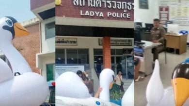Quackdown: Rubber duck escorted to police station in Thailand