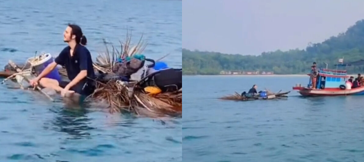 Castaway farang rescued from Thailand’s waters (video)