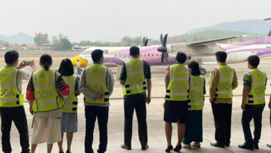 Nok Air makes final flight to Mae Hong Son in northern Thailand