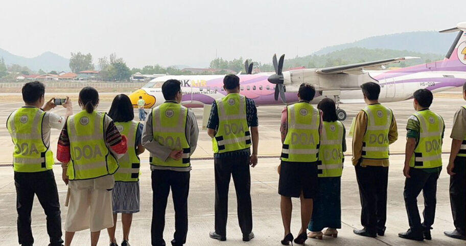 Nok Air makes final flight to Mae Hong Son in northern Thailand