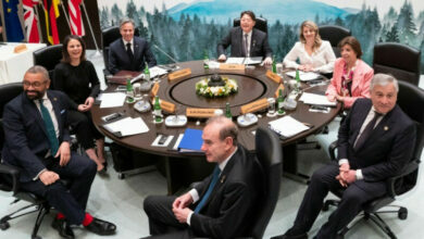 G7 ministers issue urgent warning of ‘severe costs’ for supporting Russia