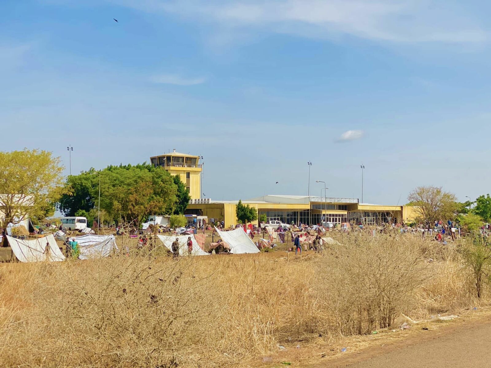 South Sudan airport becomes camp for Eritreans fleeing conflict