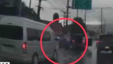Brawl erupts between foreigners and Thai driver on road in Phuket (video)