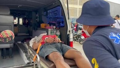 Burmese man attacks 3 colleagues with knife near Bangkok