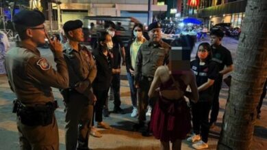 Authorities visit Pattaya Beach to clamp down on sex workers, trans women, and homeless