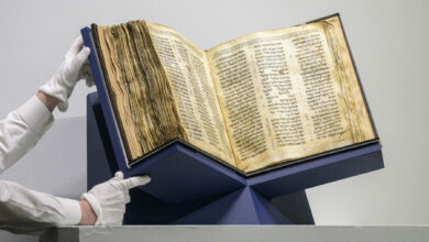 Ancient Hebrew Bible sells for record US.1m, gifted to Tel Aviv museum