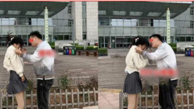Pressures of marriage: Viral photo captures heart-wrenching moment of weeping husband with wife outside Hubei hospital