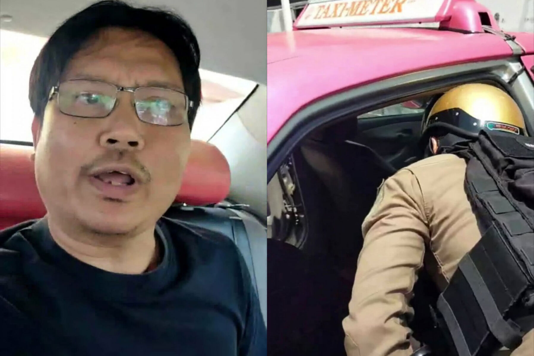 Driver confronts taxi counterpart with arrest warrant in viral video, escorted to police station