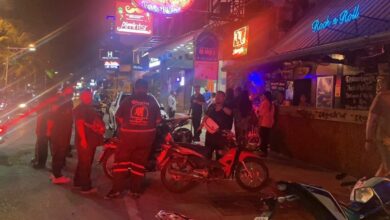Naked Brit attacks elderly Australian tourist with beer bottle in Pattaya