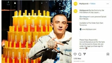 ASA bans Litty Liquor ads with rapper ArrDee for promoting excessive drinking