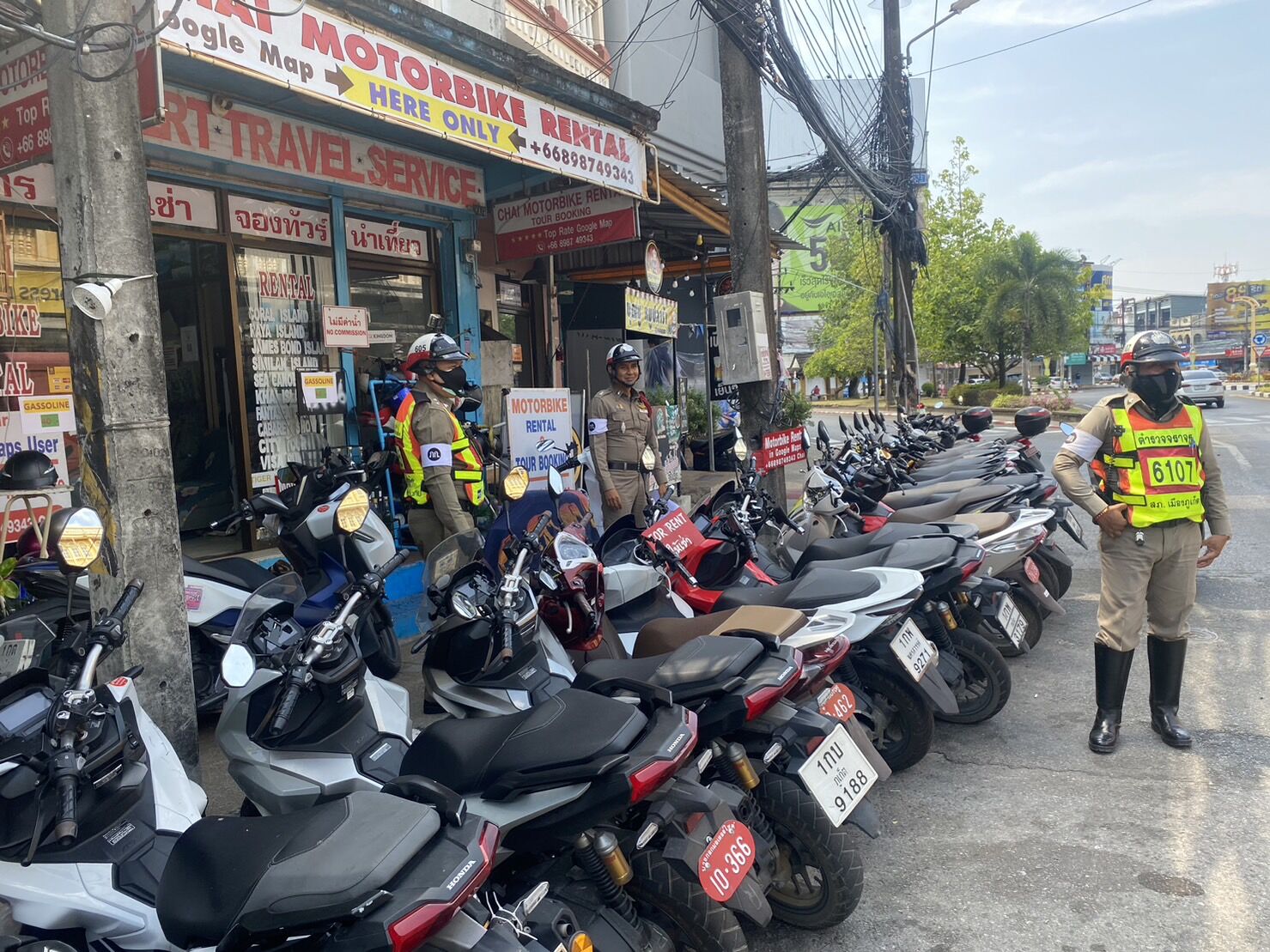 Phuket officials target motorbike rental shops to reduce road accidents