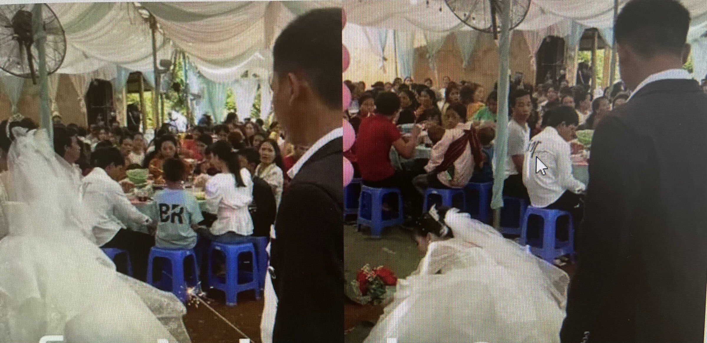 Unhappy ever after: Groom laughs as bride falls on wedding day