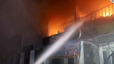Fire at electrical appliance store in Korat causes 50 million baht in damage