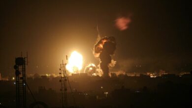 Israeli military air strikes and Gaza militants clash after Palestinian prisoner dies in custody