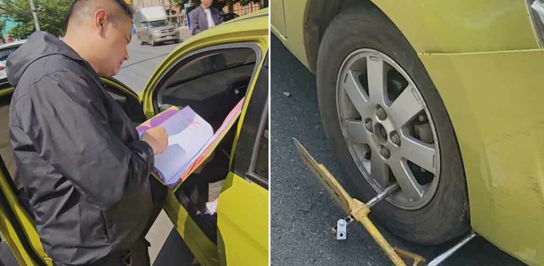 Drunk cop abandons car blocking traffic in northeast Thailand