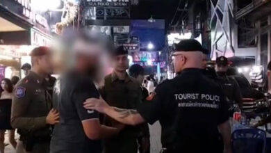 South African cracks head open in fight over 9,000 baht go-go bar bill in Pattaya