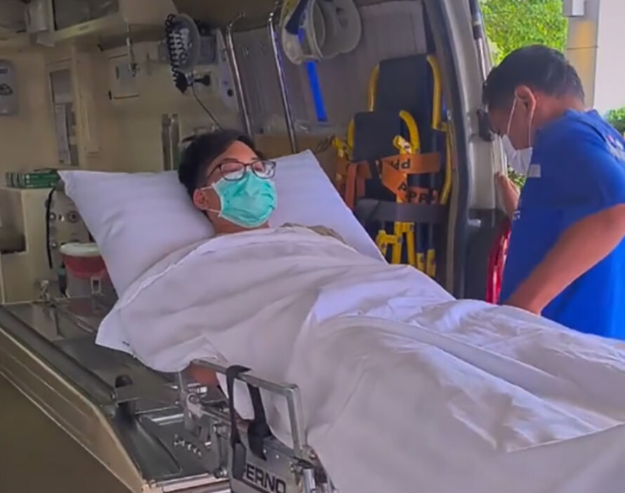 Determined 19 year old leaves ICU to cast vote in Thailand’s General Election