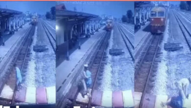 Heroic railway station officer saves deaf elderly woman from oncoming train in Surat Thani