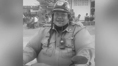 Much-loved Thai police officer suddenly dies, hormone disorder blamed for 218kg weight