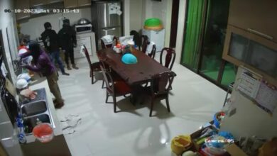 Masked trio break into Kuching home, steal food in viral CCTV clip
