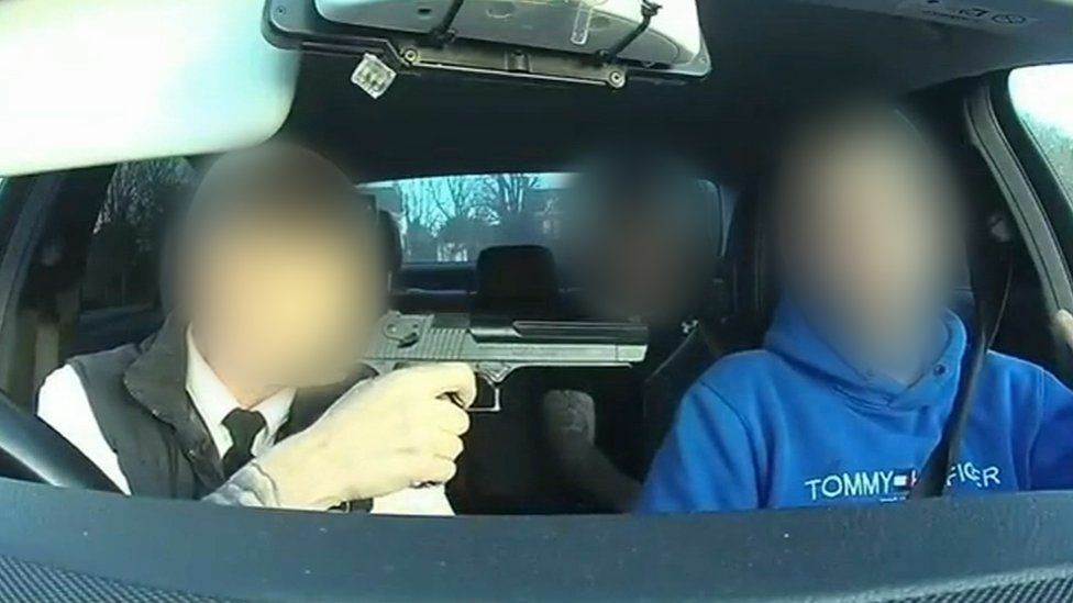 Belfast taxi driver sacked over firearm threats in dashcam video