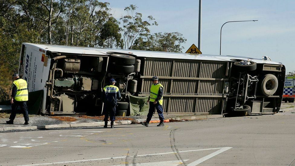 Wedding guests killed in Hunter Valley bus crash, driver charged