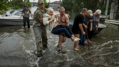 Putin accuses Ukraine of barbaric act in dam destruction causing floods