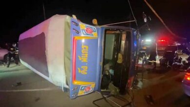 Rayong multi-vehicle crash injures factory workers, investigation underway
