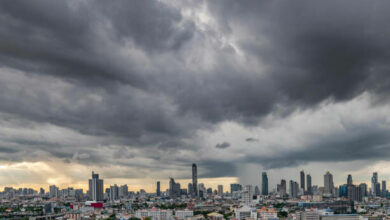 Heavy rainfall warnings issued for Bangkok and 35 provinces as storms weaken