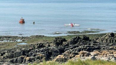 Aircraft’s emergency beach landing near Bridgend, pilot hospitalised