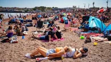 UK’s hottest day this year as temperatures reach 26C in west