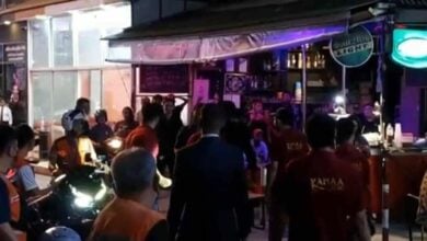 Pattaya bar workers and Indian tourists fight