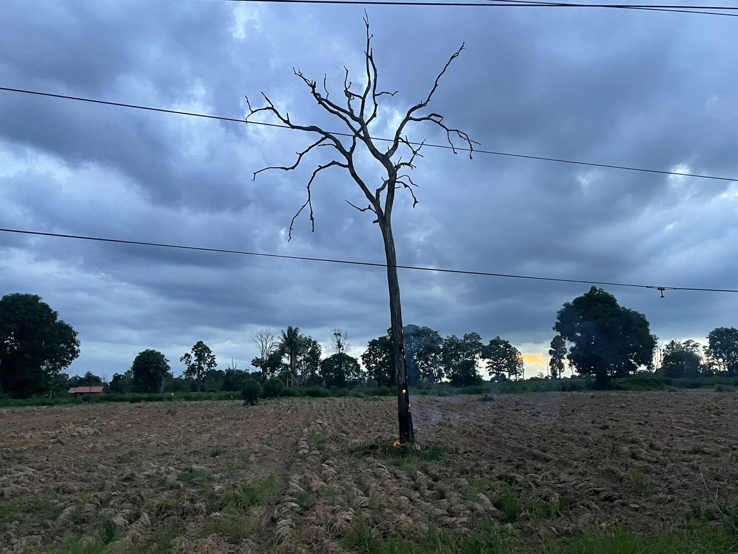 Lightning strike