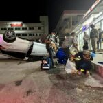 Woman crashes car into convenience store after alleged assault by boyfriend in Ranong | Thaiger