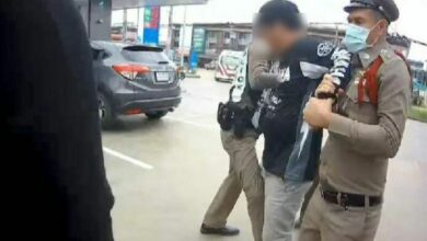 Heated petrol station confrontation leads to father and son’s arrest in Prachinburi