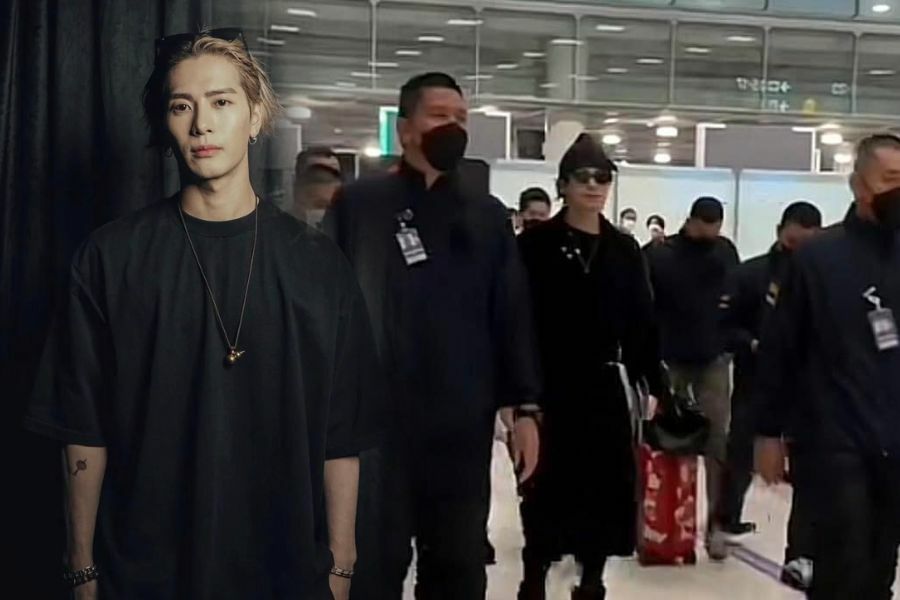 Jackson wang airport style