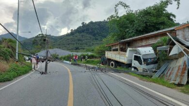 Southern Thailand calamity: Lorry crash kills retired school director, triggers village blackout