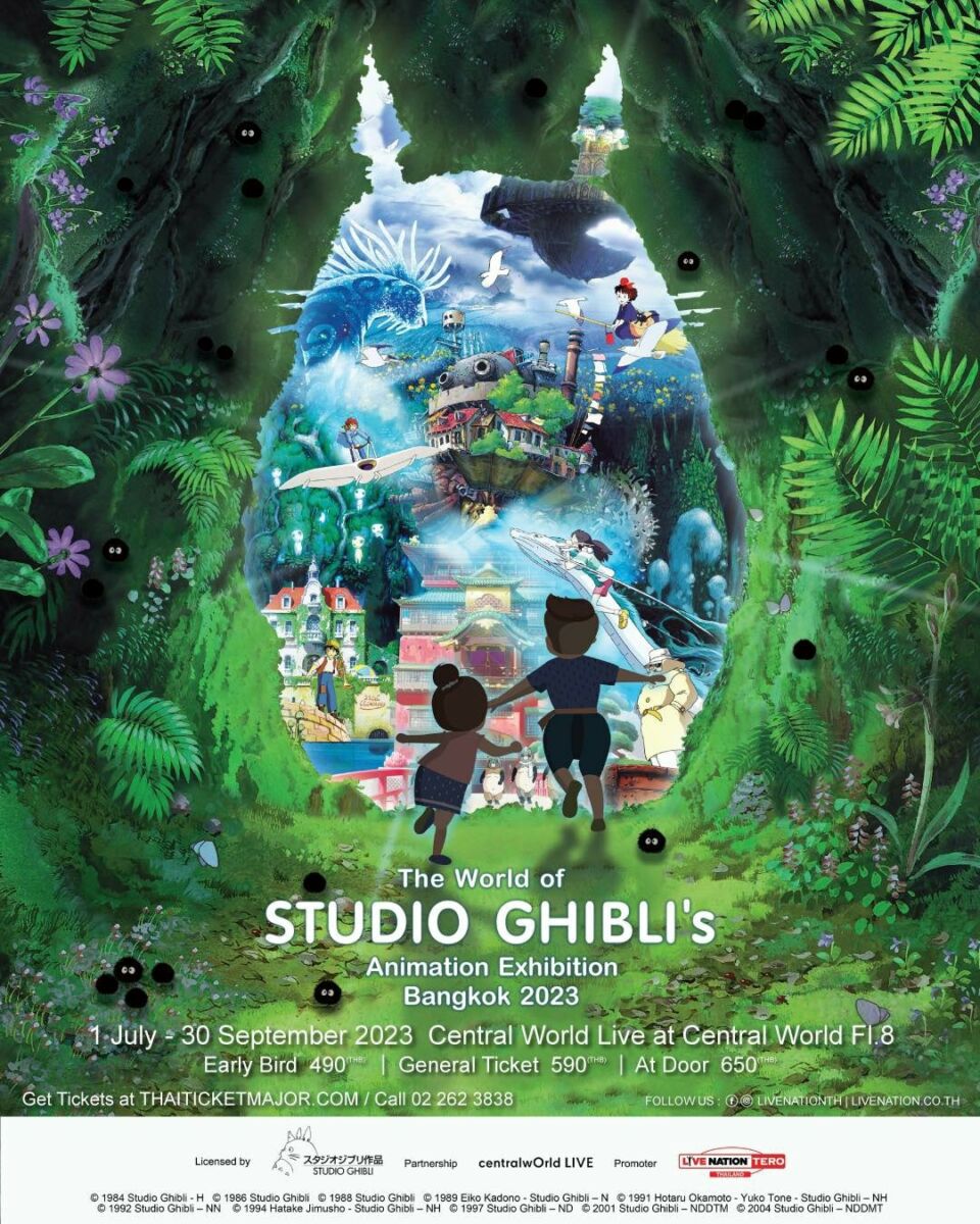The World of STUDIO GHIBLI's Animation Exhibition Bangkok 2023, things to do Bangkok
