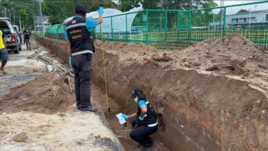 Ancient mysteries unearthed: Skeletal remains found under South Thailand sports stadium