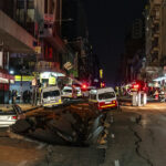 Explosion rocks Johannesburg: 41 injured, cars tossed as main road ruptures in suspected gas blast | Thaiger