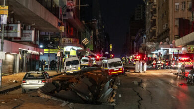 Explosion rocks Johannesburg: 41 injured, cars tossed as main road ruptures in suspected gas blast