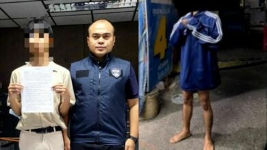 Thai man arrested for making a dick of himself in public places
