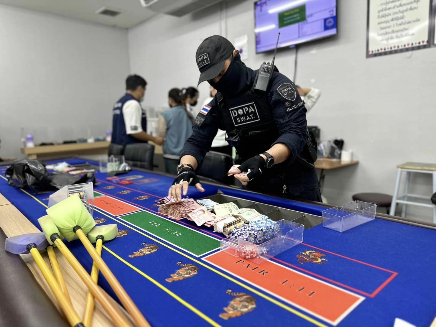 police corruption gambling thailand