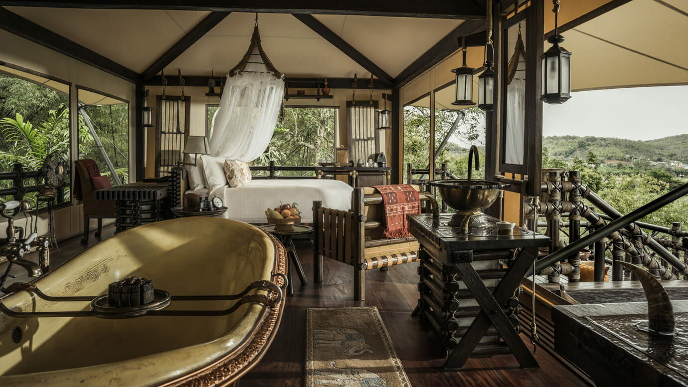 Glamping Thailand - Mekong Tent at Four Seasons Tented Camp Golden Triangle